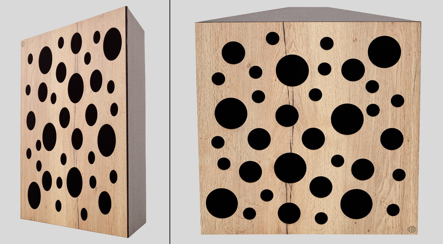 t.akustik LF-D 60 Halifax oak: bass traps for low-end absorption in your home studio