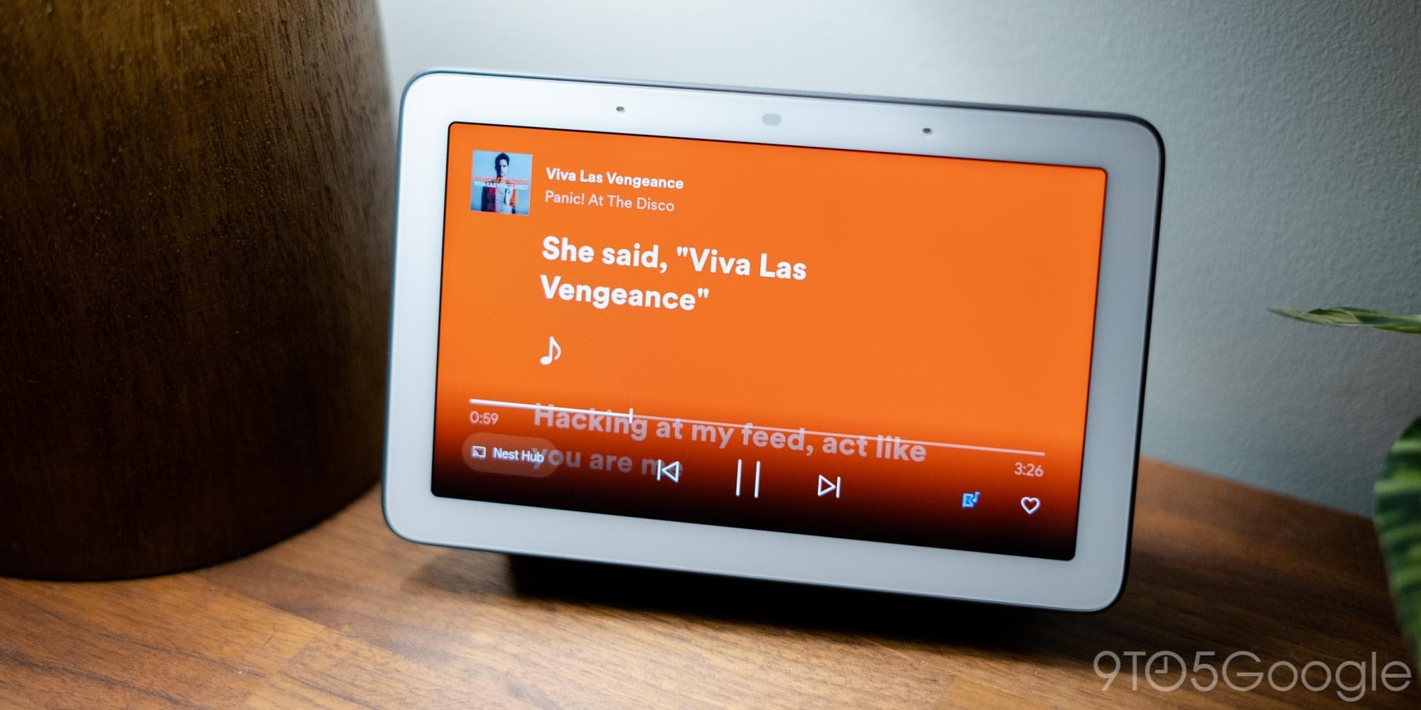 How to turn your Nest Hub into a Spotify karaoke machine