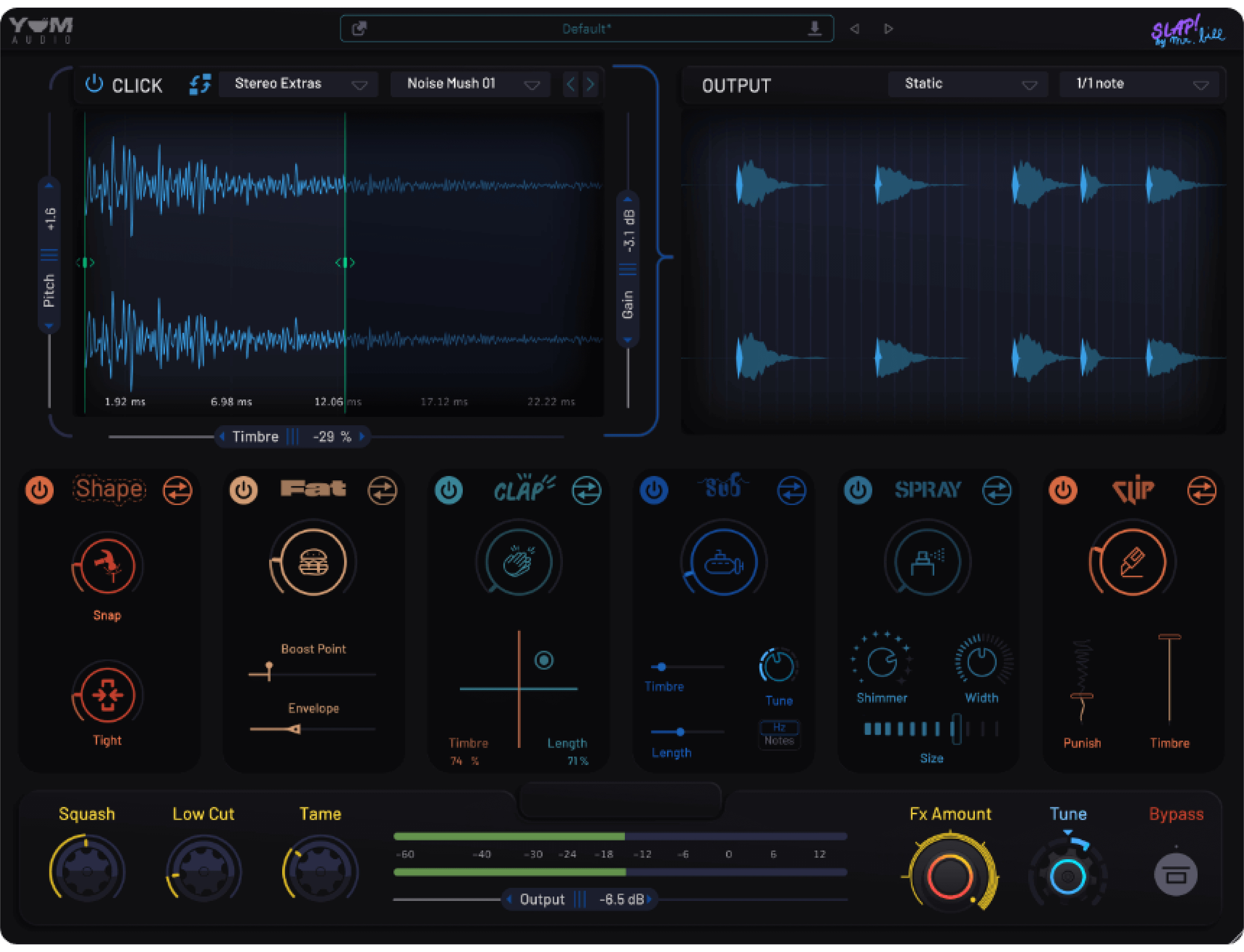 Slap by Mr. Bill: a simple tool for advanced drum processing