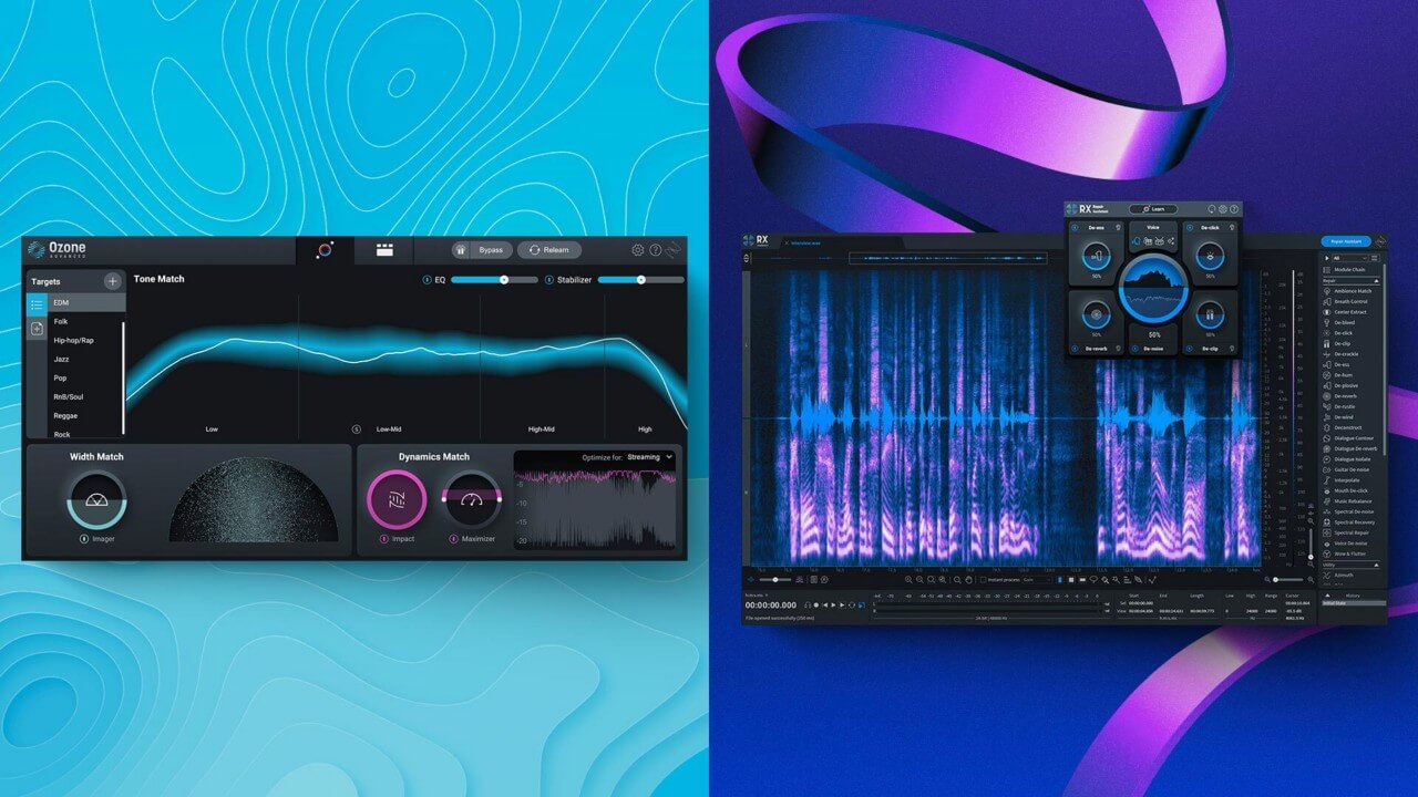 iZotope RX 10 and Ozone 10: intelligent audio tools for music and post-production