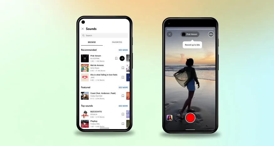 YouTube Shorts finally extends music to one minute