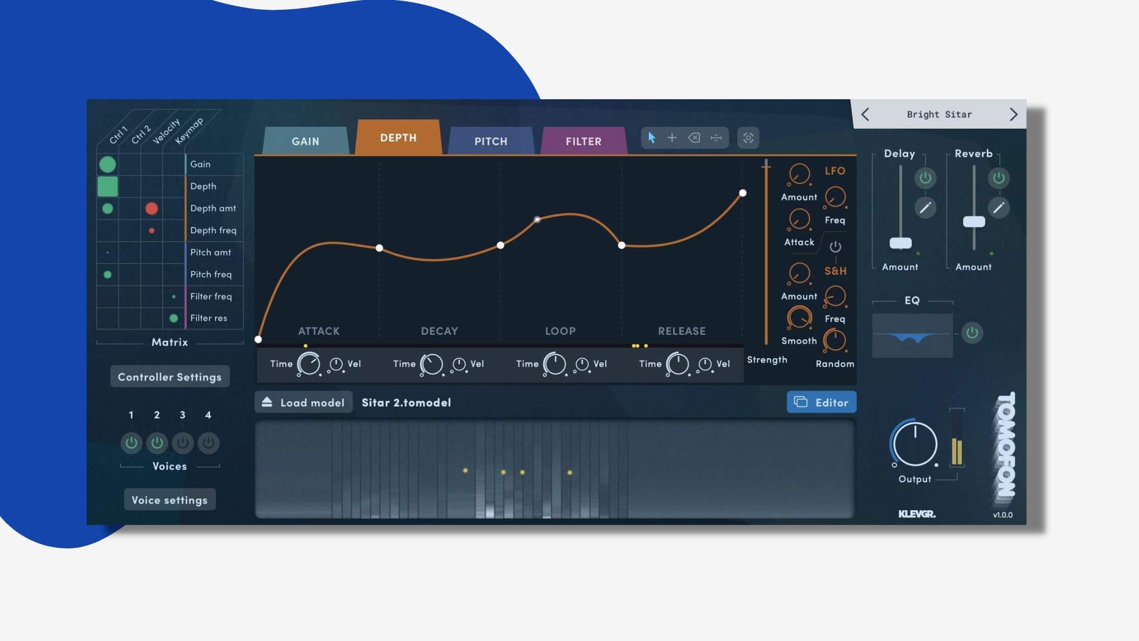 Klevgrand has launched Tomofon, a full-powered synth that uses audio files to make sound