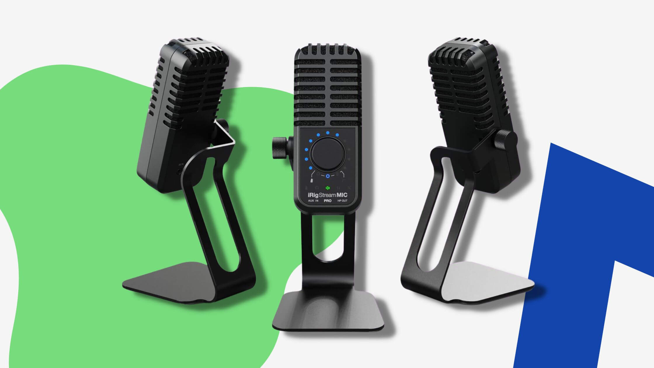 Bring your content to life with the IK Multimedia iRig Stream Mic Pro – a multi-pattern USB mic for immersive content creation