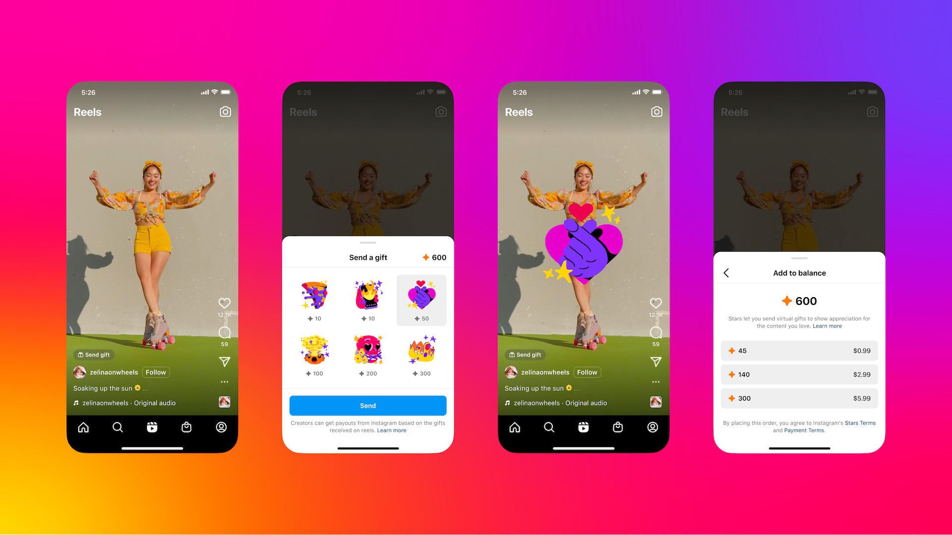 All US creators can now turn on Instagram Gifts and receive tips from fans for Reels