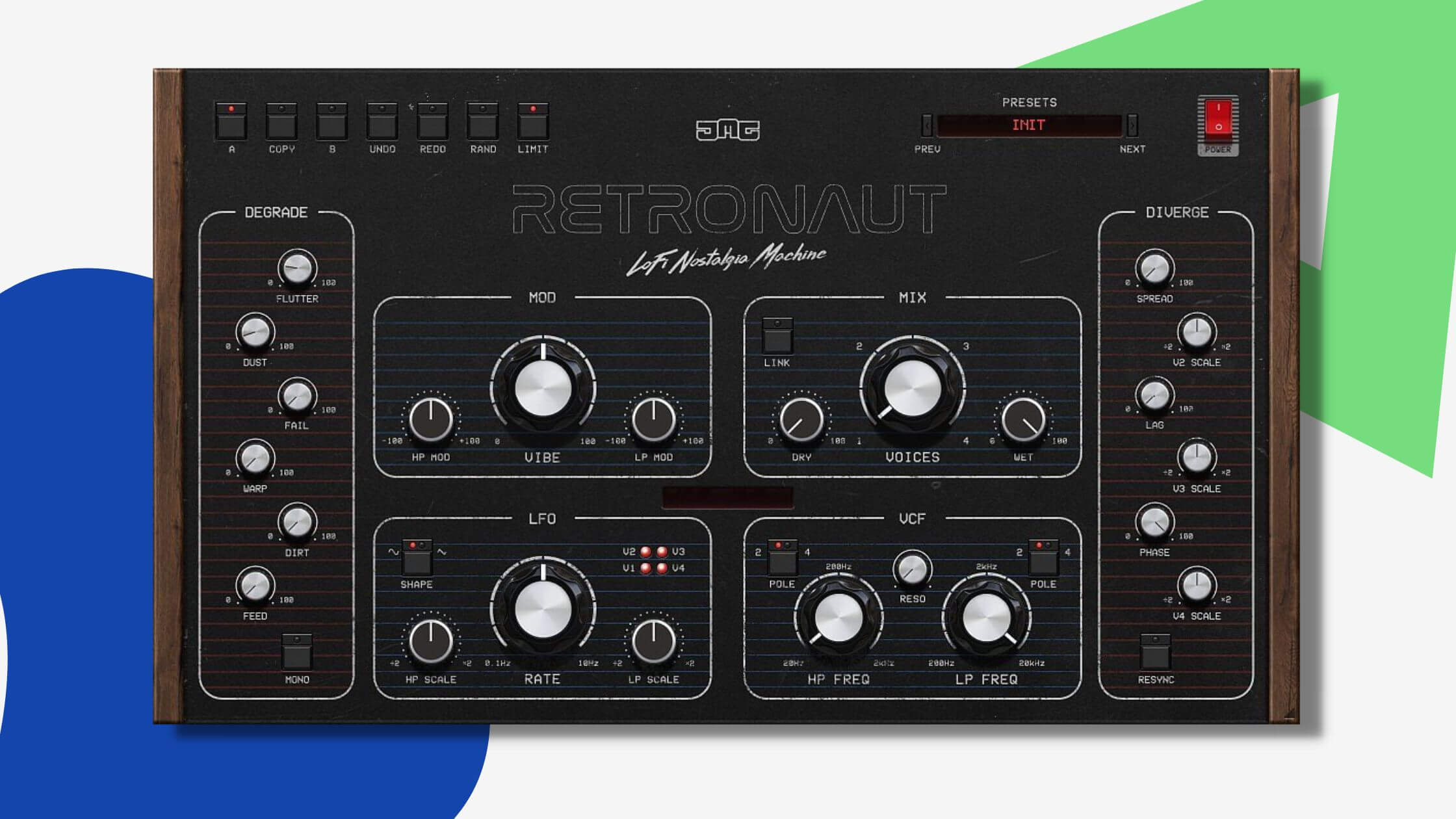 United Plugins announce Retronaut – a multi-voice vibrato/chorus with modulation and Lofi degradation