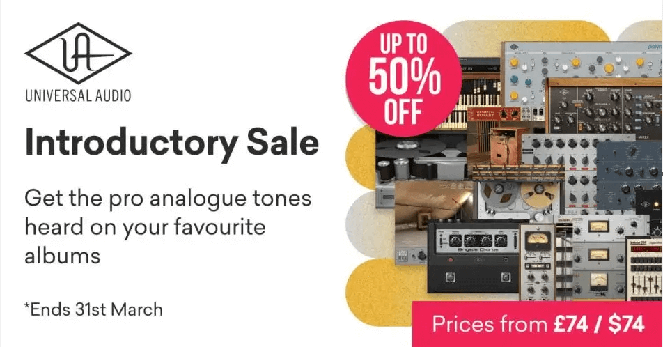 Universal Audio partners with Plugin Boutique – get the legendary sound of UAD for a reduced price