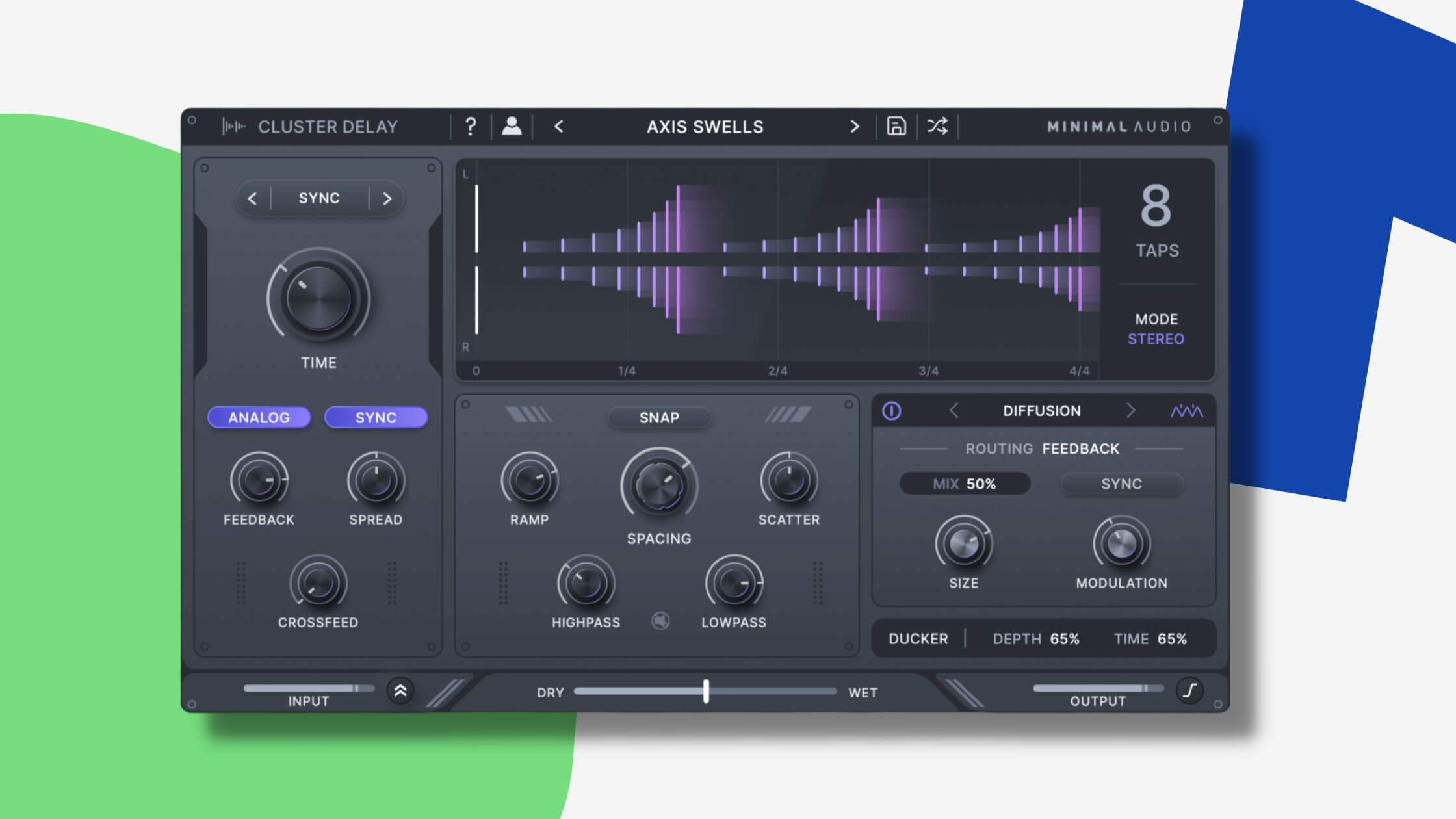 Minimal Audio’s new Cluster Delay – 8-tap delay with precise control for sonic shaping