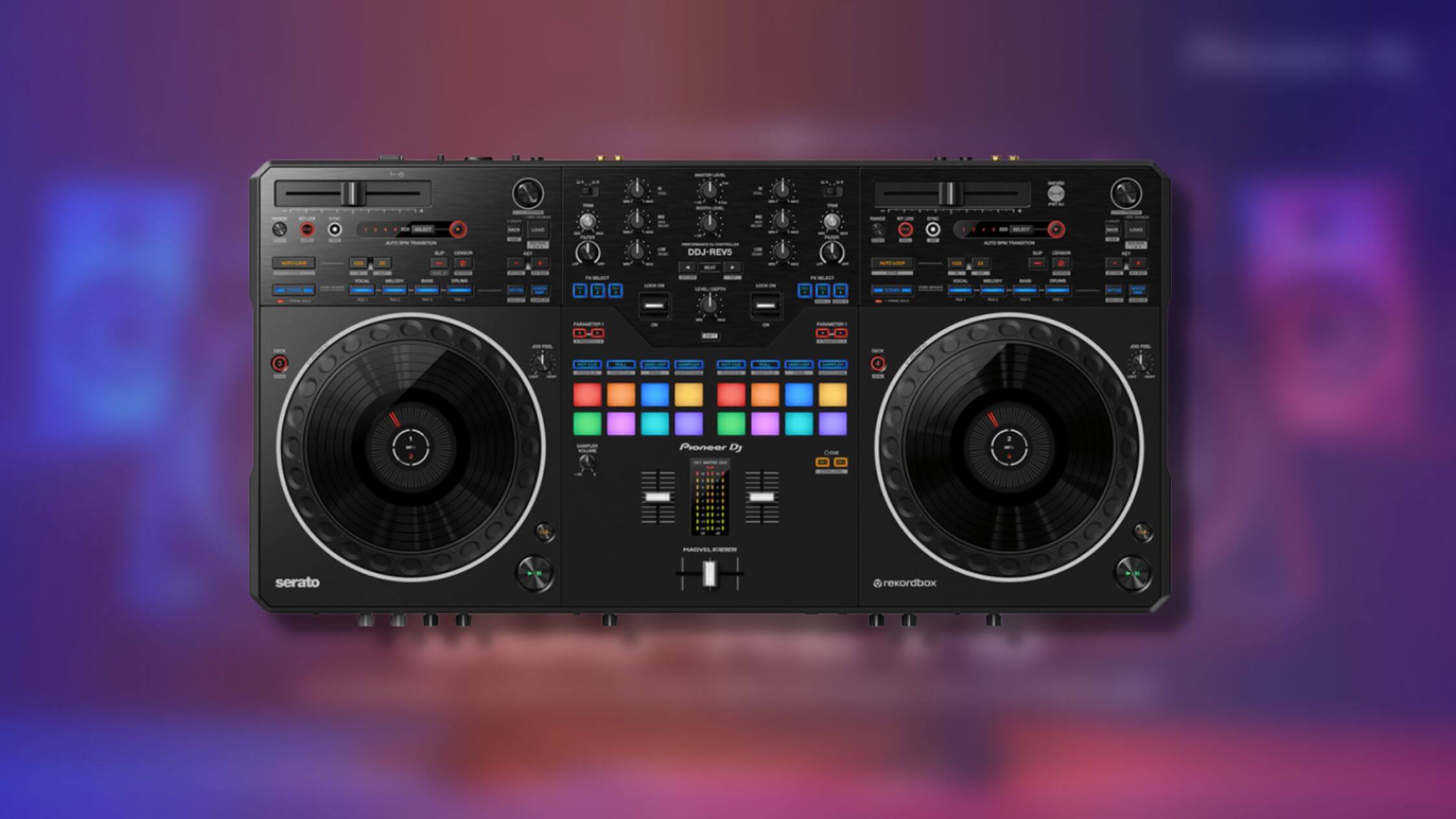 Pioneer DDJ-REV5 – open-format vinyl-style DJ controller built for battles and scratching