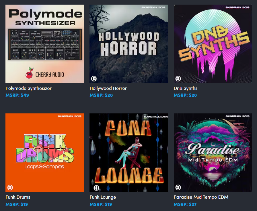 Get 1000s of loops for $1 and a professional synth