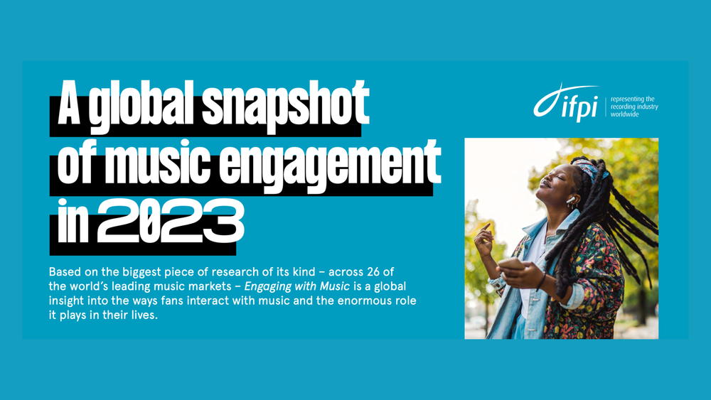 IFPI reveal more people listen to music than ever before
