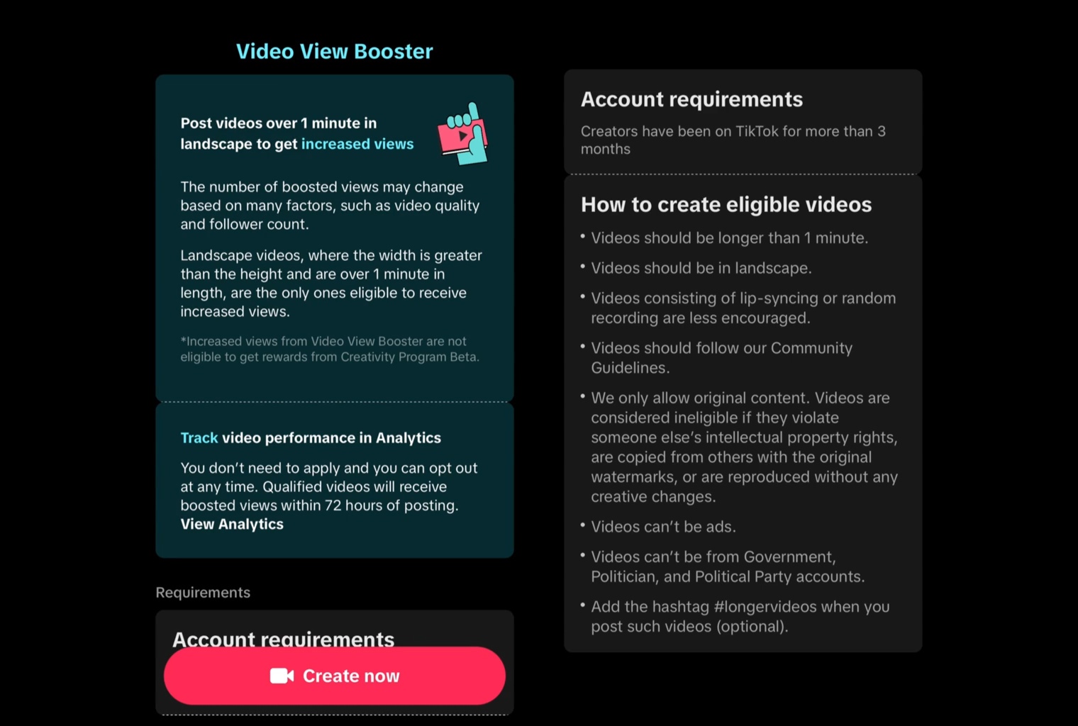 TikTok encourages longer, landscape videos