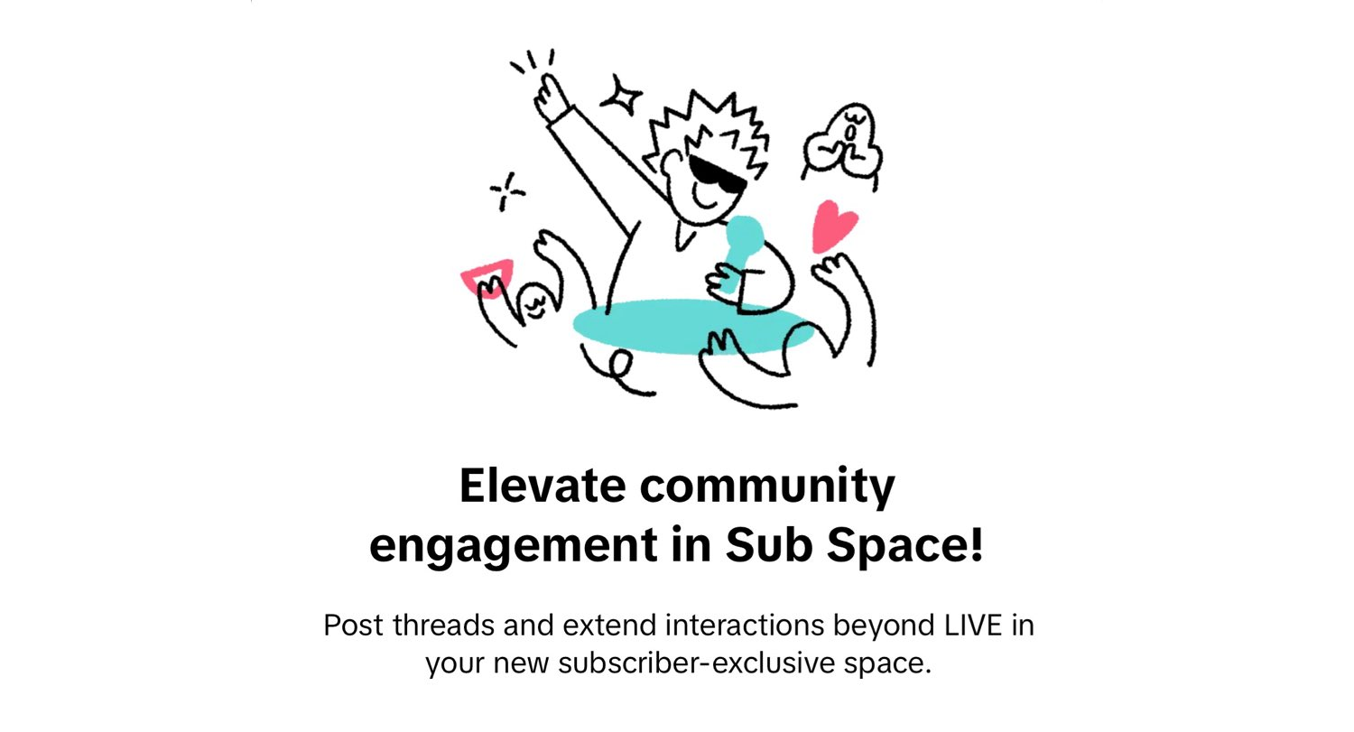 TikTok tests live chat feature for paid subscribers