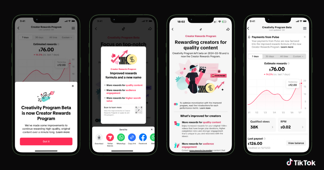 How to earn money on TikTok: TikTok launch the new Creator Rewards Program