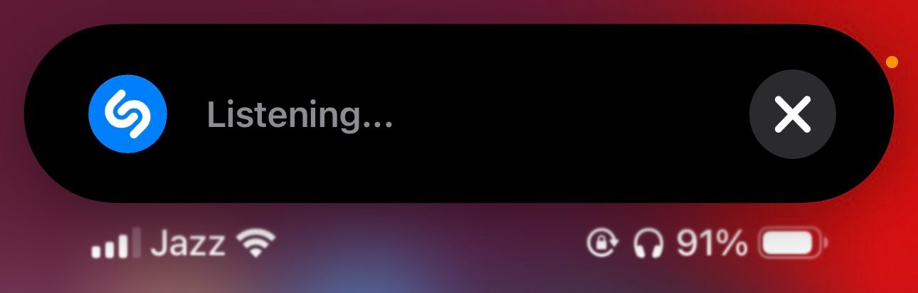 Shazam songs ALL THE TIME with Live Activity