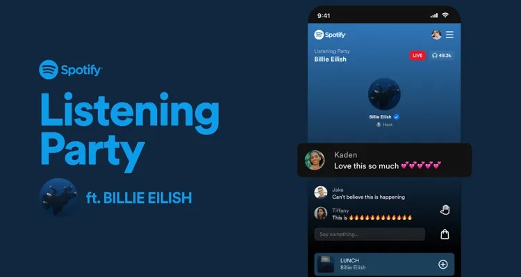 Spotify’s new listening parties put fans in front of artists