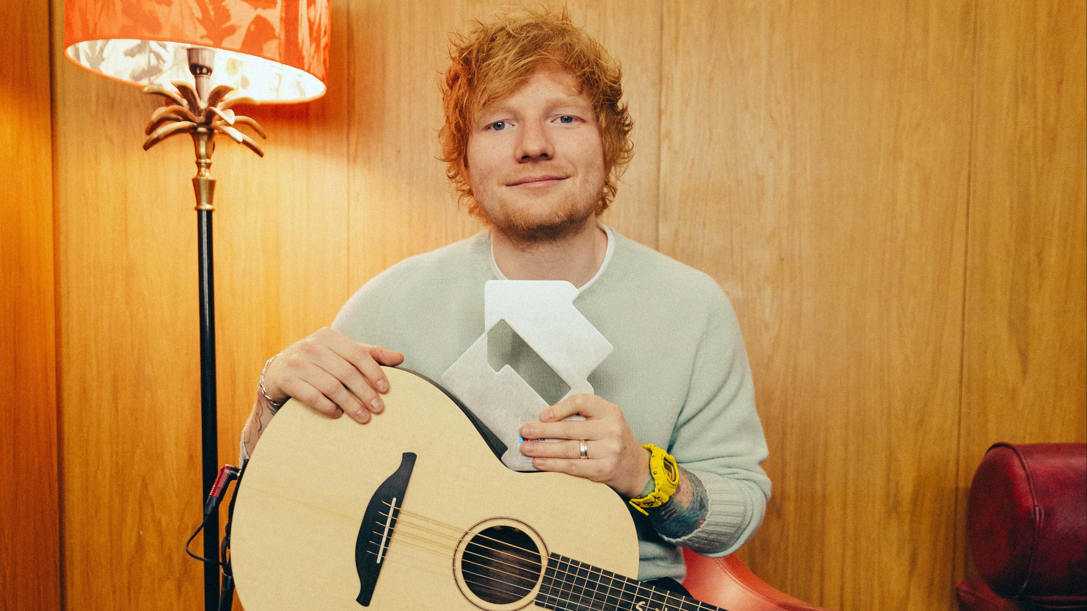 Ed Sheeran named most-played artist in the UK for seventh time