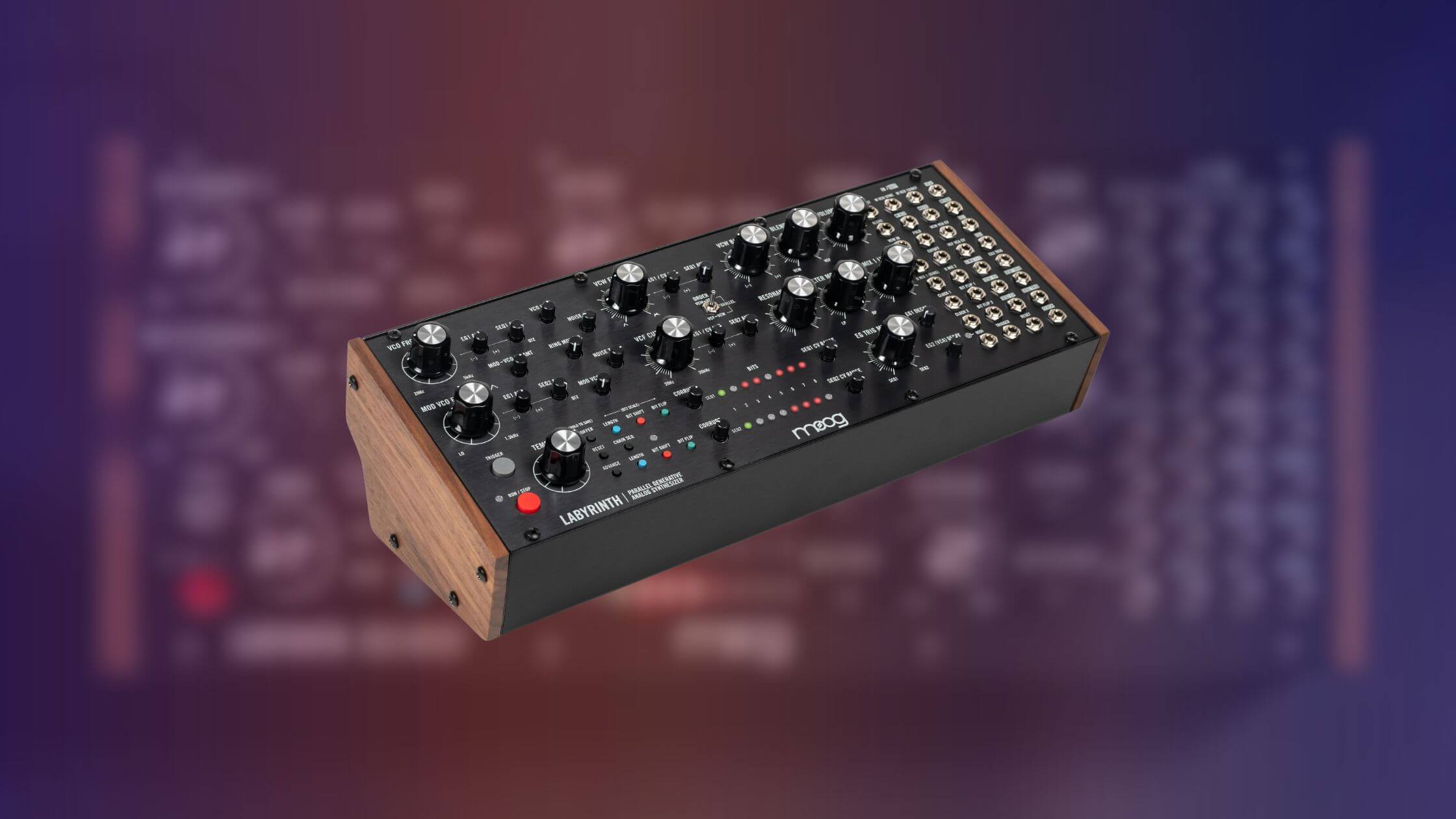 Moog Labyrinth, a semi-modular synth with heavy West Coast influence