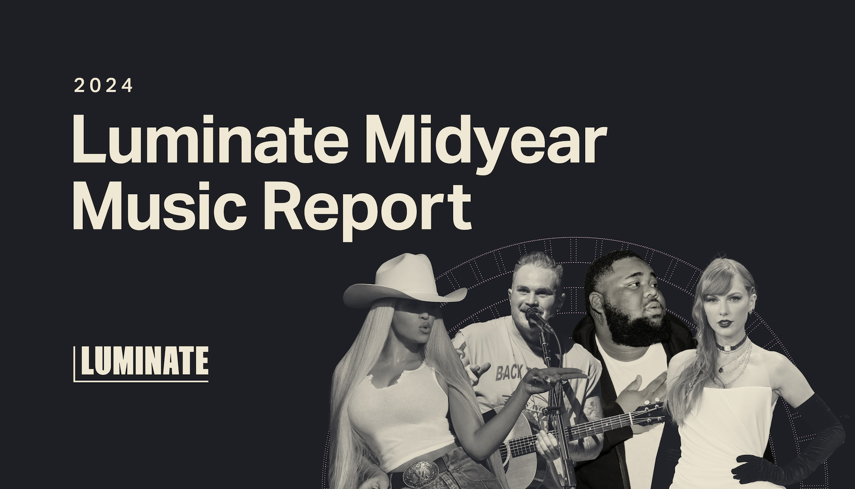 2024 streams are up 15.1% compared to the first six months of 2023