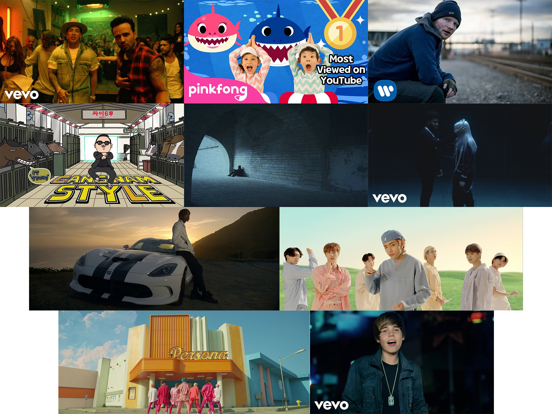 The most liked music videos on YouTube in 2026