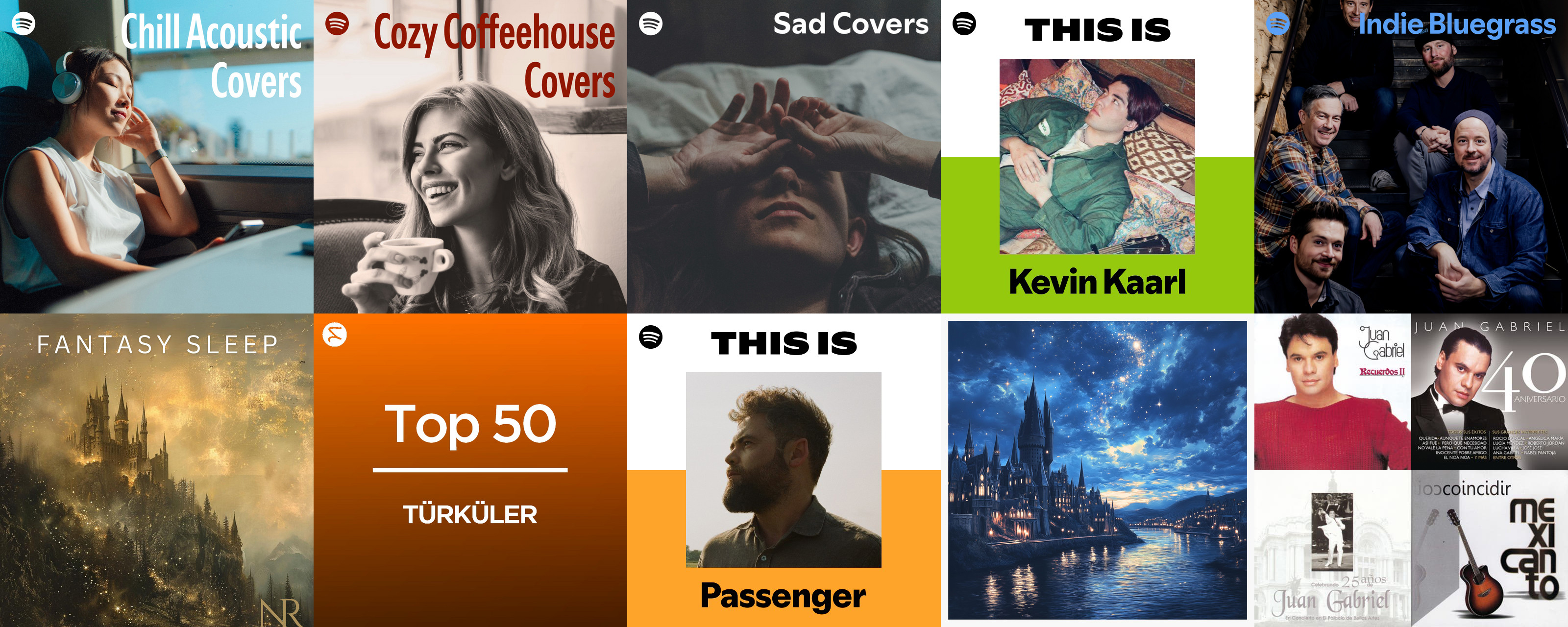 The ten most-followed Spotify playlists for folk music in 2026