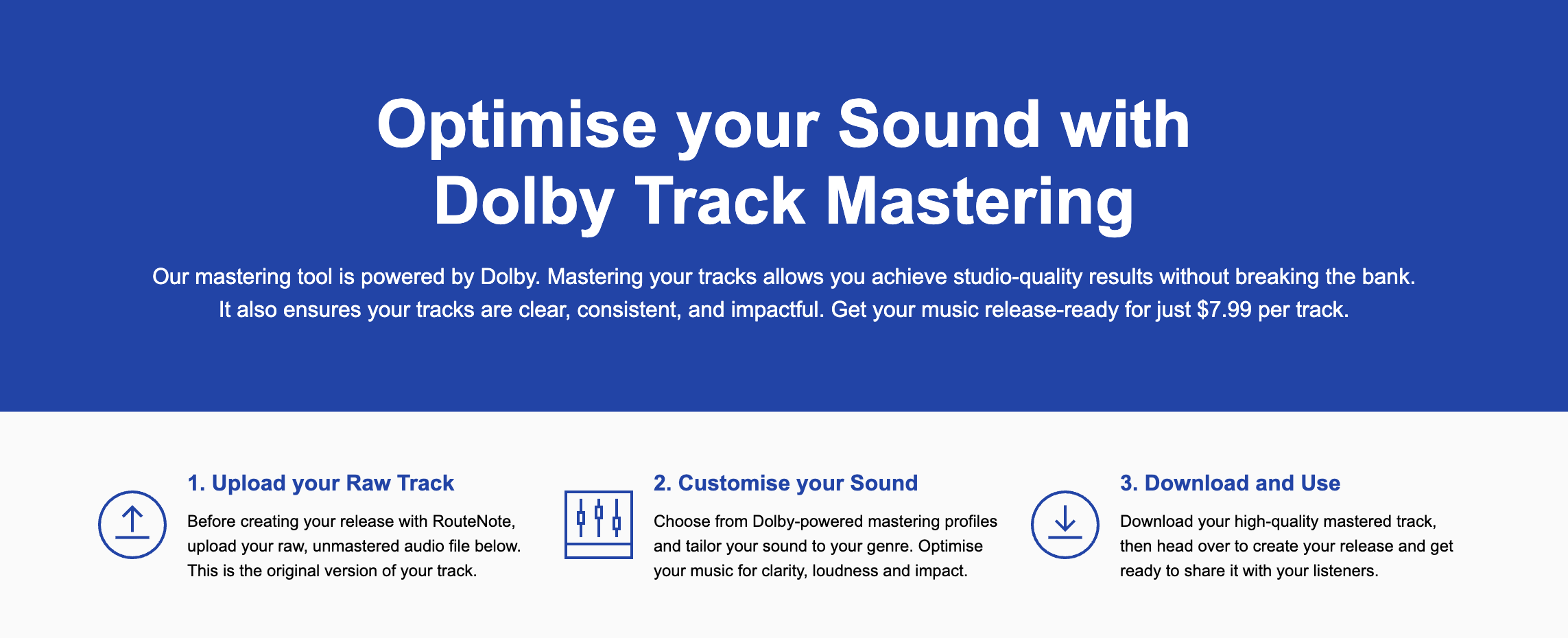 RouteNote launches Dolby Track Mastering: Professional-grade mastering
