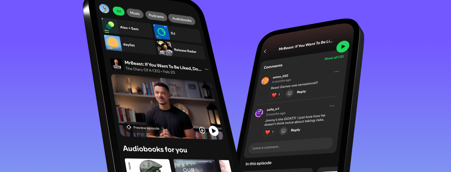 Spotify hits half a million video podcasts as viewing surges