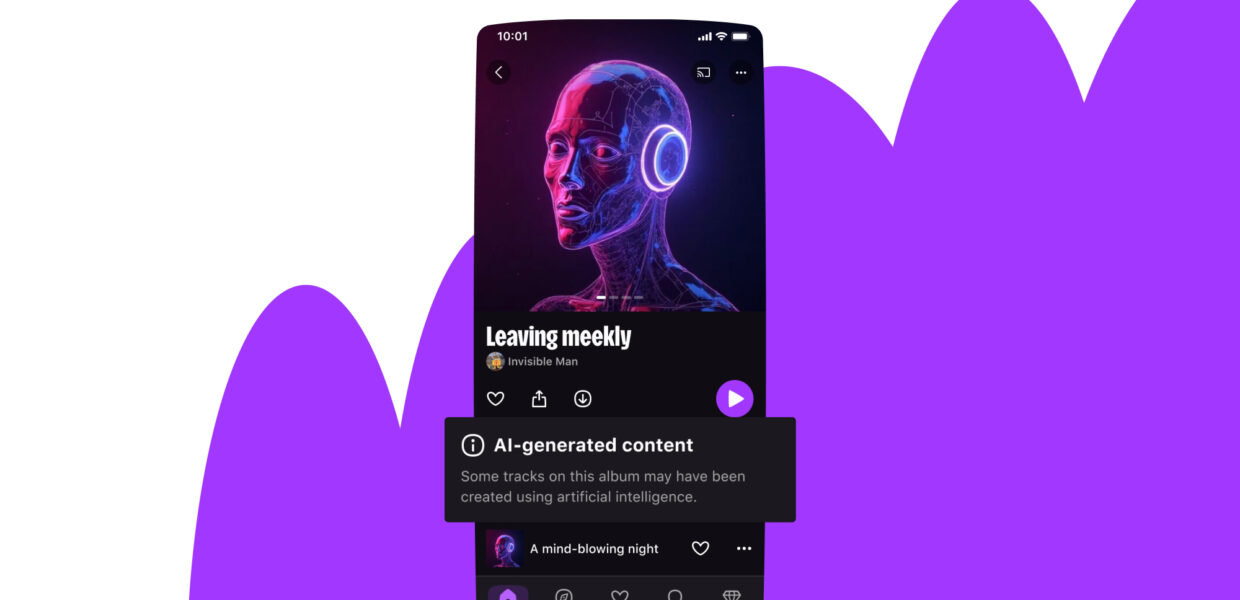 Deezer now tags AI music – the first streaming platform to do so