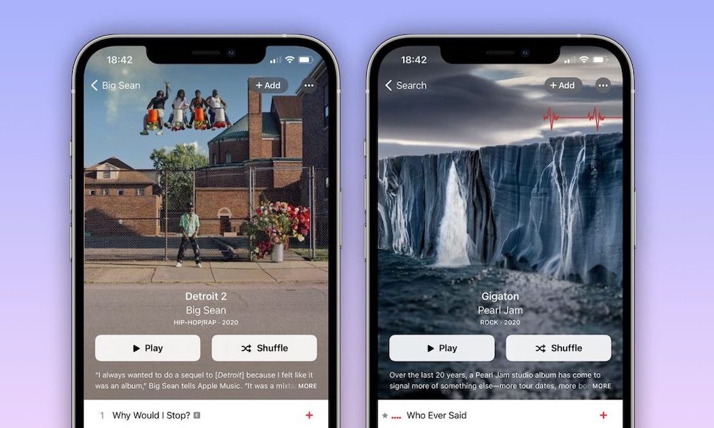 Apple Music may soon bring animated album art to your lock screen