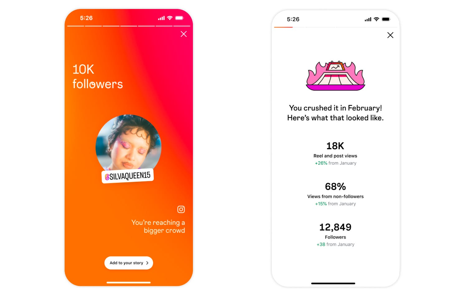 Instagram launch Recaps and Celebrations for creators