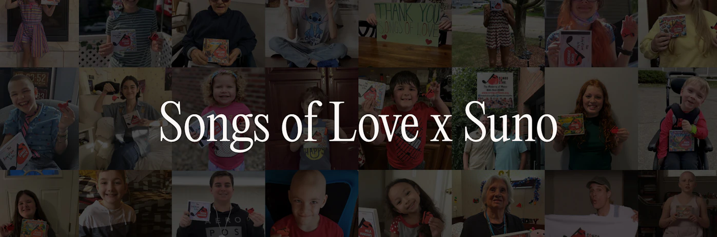 Suno partners with Songs of Love Foundation to bring personalised songs to people in need