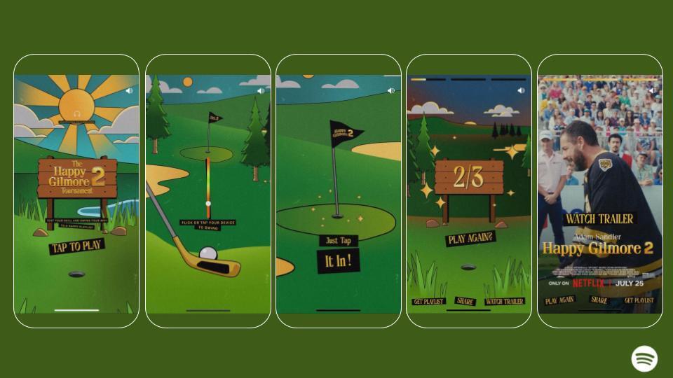 Why is a golf game coming to Spotify?