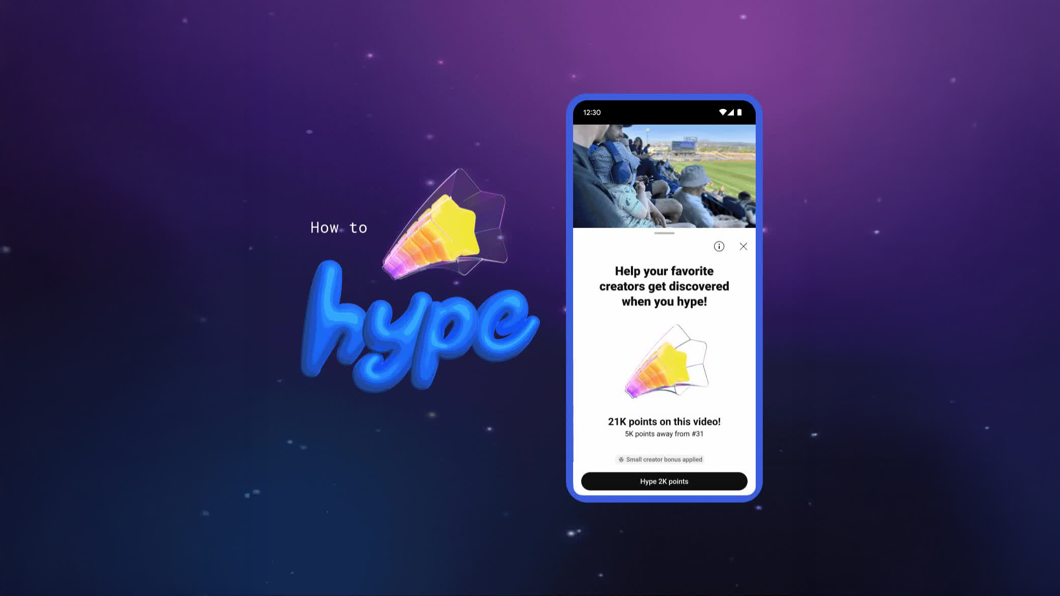 YouTube Hype is now available to creators and fans in 39 countries