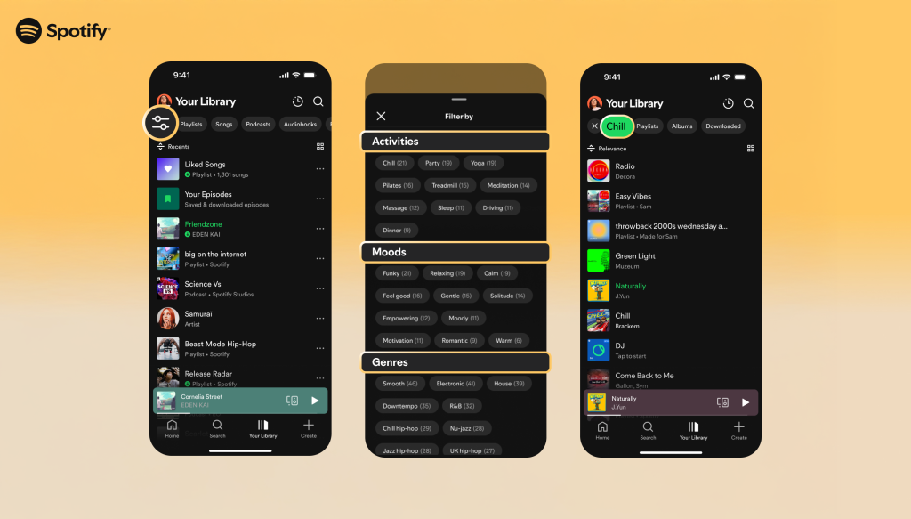 Spotify rolls out Smart Filters to let you sort your library for the perfect moment