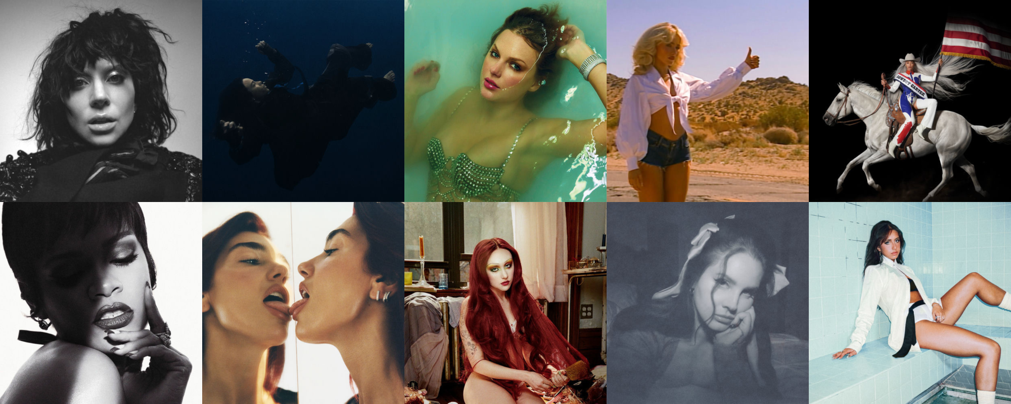 Top 10 female artists on Deezer in 2025 so far