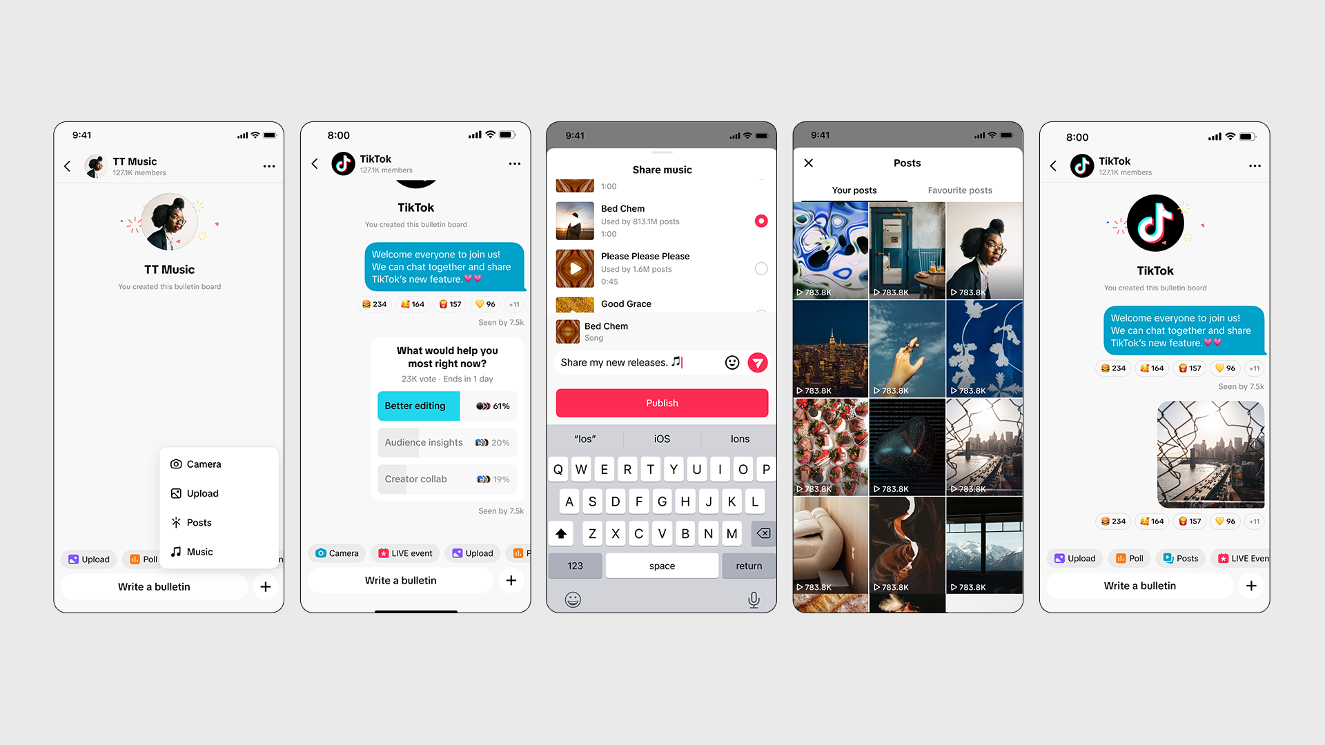 How to set up and use Bulletin Boards on TikTok