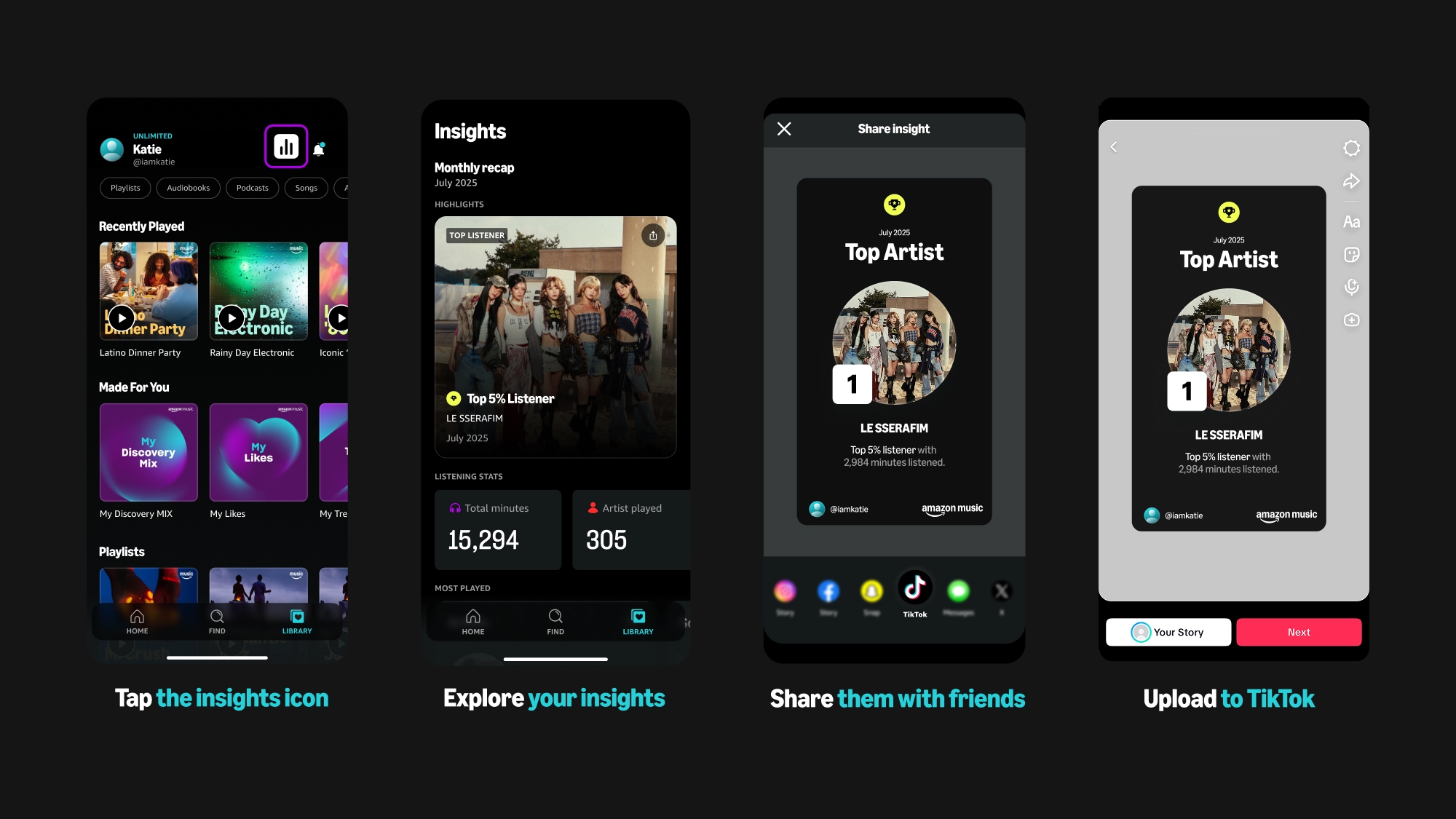 Amazon Music and TikTok roll out new ‘Share to TikTok’ feature