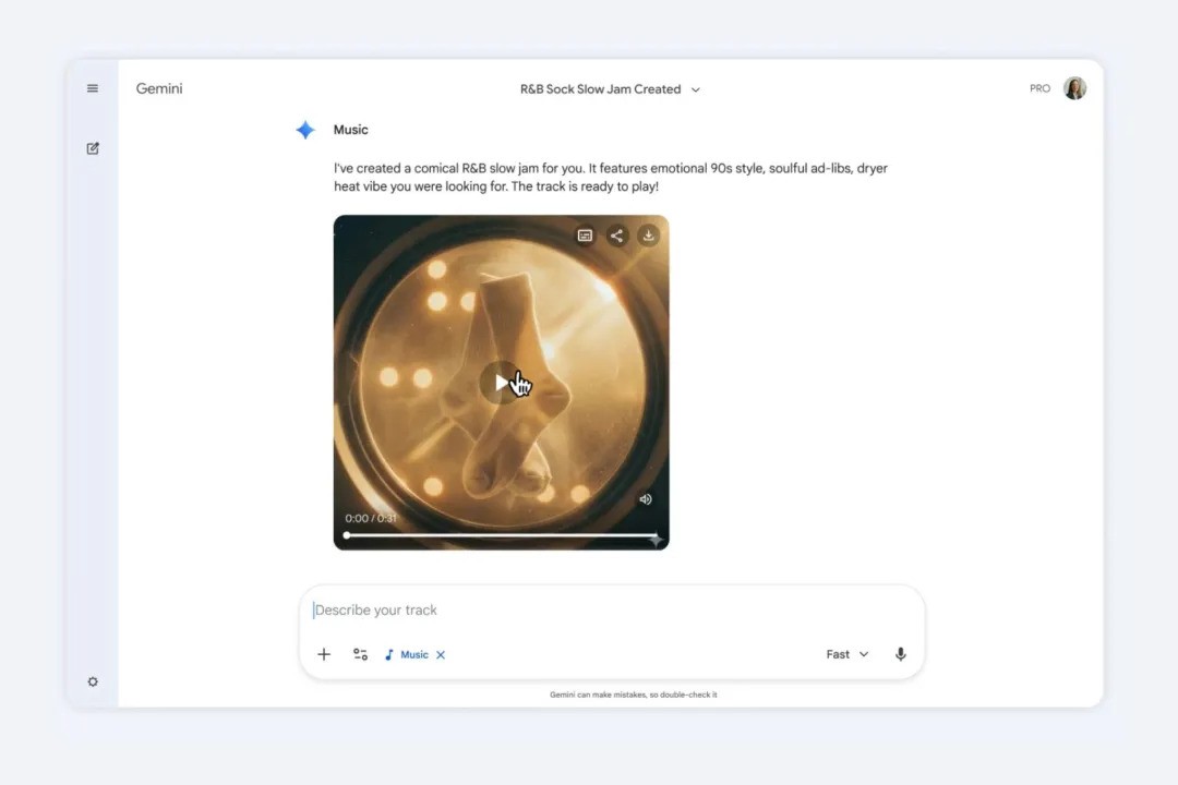 Google now lets you generate AI music within Gemini app