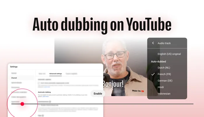 YouTube expands auto dubbing worldwide, making global reach easier than ever
