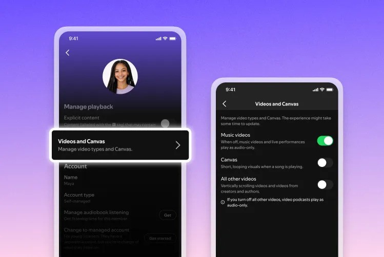 You can now turn off all videos on Spotify